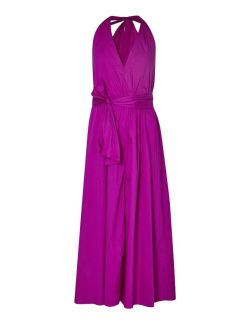 Liu Jo - Liu Jo - Ljubičasta haljina od poplina - LJVA4081 T3330 X0568 LJVA4081 T3330 X0568