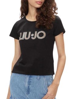 Liu Jo - Liu Jo - Ženska logo majica - LJVA4105 JS003 09T52 LJVA4105 JS003 09T52
