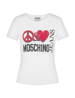 Moschino Jeans - Logo majica - LMK1A0707-8262-5001 LMK1A0707-8262-5001