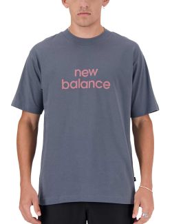 New Balance Linear Logo Relaxed Tee - MT41582-GT MT41582-GT