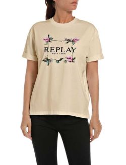 Replay - Replay - Ženska logo majica - RW3232D {23188P}611 RW3232D {23188P}611