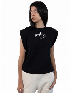 Replay - Replay - Crna ženska majica - RW3568 22662 098 RW3568 22662 098
