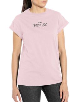 Replay - Replay - Roze ženska majica - RW3588N {20994}066 RW3588N {20994}066
