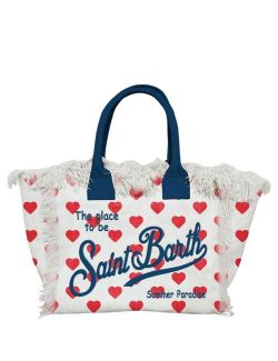 Saint Barth - Saint Barth - Letnja ženska torba sa srcima - SBCOL0001-05819F SBCOL0001-05819F