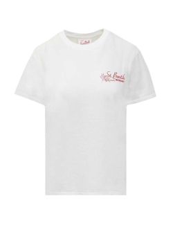 Saint Barth - Saint Barth - Ženska majica sa printom na leđima - SBEMI0001-05269F SBEMI0001-05269F