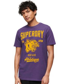 Superdry - Superdry - Ljubičasta muška majica - SDM1011899A-NOA SDM1011899A-NOA