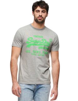 Superdry - Superdry - Muška majica sa neon logom - SDM1011922A-ZUC SDM1011922A-ZUC
