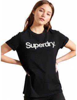 Superdry - Superdry - Crna ženska majica - SDW1010710A-02A SDW1010710A-02A