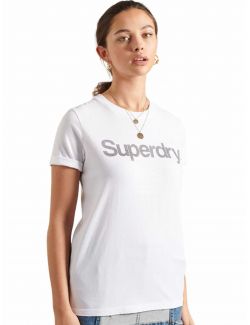 Superdry - Superdry - Bela ženska majica - SDW1010710A-T7X SDW1010710A-T7X