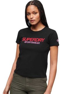 Superdry - Superdry - Crna ženska majica - SDW1011375A-02A SDW1011375A-02A