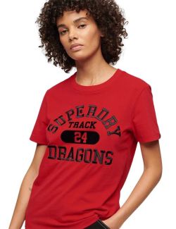 Superdry - Superdry - Crvena ženska majica - SDW1011378A-WUY SDW1011378A-WUY