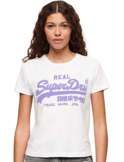 Superdry - Superdry - Pamučna ženska majica - SDW1011410A-01C SDW1011410A-01C