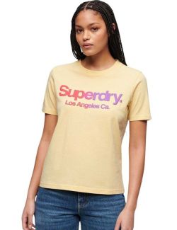 Superdry - Superdry - Žuta ženska majica - SDW1011426A-VCN SDW1011426A-VCN