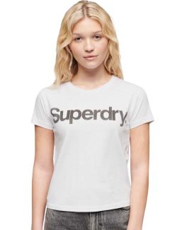 Superdry - Superdry - Ženska majica sa printom na leđima - SDW1011432A-T7X SDW1011432A-T7X