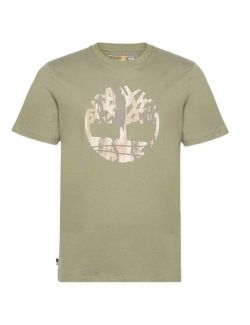 Timberland - Timberland - Maslinasta muška logo majica - TA5UP3 590 TA5UP3 590