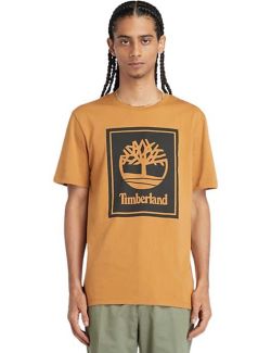Timberland - Timberland - Narandžasta muška logo majica - TA5WQQ P57 TA5WQQ P57