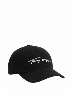 Tommy Hilfiger - Tommy Hilfiger - Ženski logo kačket - THAW0AW11140-BDS THAW0AW11140-BDS