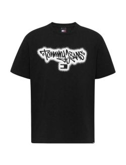 Tommy Hilfiger - Tommy Hilfiger - Logo print muška majica - THDM0DM18272-BDS THDM0DM18272-BDS