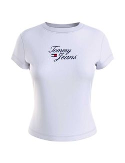 Tommy Hilfiger - Tommy Hilfiger - Bela ženska majica - THDW0DW15441-YBR THDW0DW15441-YBR