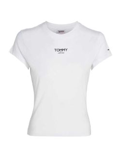 Tommy Hilfiger - Tommy Hilfiger - Bela ženska majica - THDW0DW16435-YBR THDW0DW16435-YBR