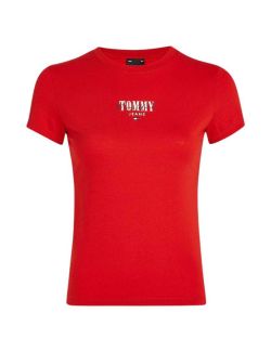 Tommy Hilfiger - Tommy Hilfiger - Slim fit ženska majica - THDW0DW17839-XNL THDW0DW17839-XNL