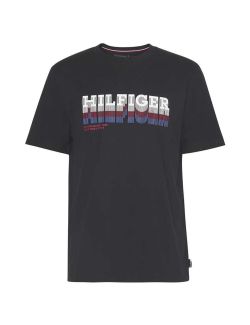 Tommy Hilfiger - Tommy Hilfiger - Muška majica sa logo printom - THMW0MW34377-DW5 THMW0MW34377-DW5