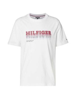 Tommy Hilfiger - Tommy Hilfiger - Muška majica sa logo printom - THMW0MW34377-YBR THMW0MW34377-YBR