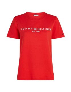 Tommy Hilfiger - Tommy Hilfiger - Ženska logo majica - THWW0WW40276-XND THWW0WW40276-XND