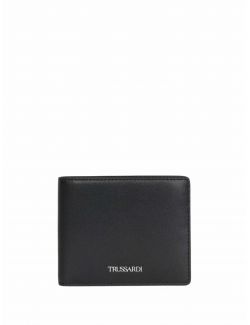Trussardi - Trussardi - Crni muški novčanik - TRW00165-0249-K299 TRW00165-0249-K299