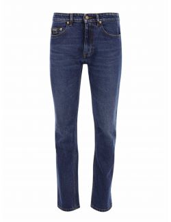 Versace Jeans Couture - Farmerke ravnog kroja sa logo-printom - VJ71GAB5S2W009-904 VJ71GAB5S2W009-904