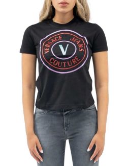 Versace Jeans Couture - Versace Jeans Couture - Ženska logo majica - VJ73HAHT13-J00T-899 VJ73HAHT13-J00T-899