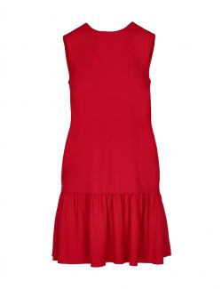 Red Valentino - Mini haljina sa karnerom i mašnom na leđima - VR0VAAE00F1-Z57 VR0VAAE00F1-Z57