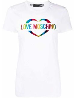 Love Moschino - Love Moschino - Bela ženska majica - W4F732HM3876-A00 W4F732HM3876-A00