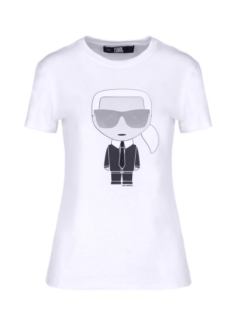 Karl Lagerfeld - Ikonik Karl pamučna majican - 210W1721-100 210W1721-100