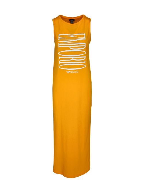 Emporio Armani - Duga haljina sa logo printom - 262635-1P340-15362