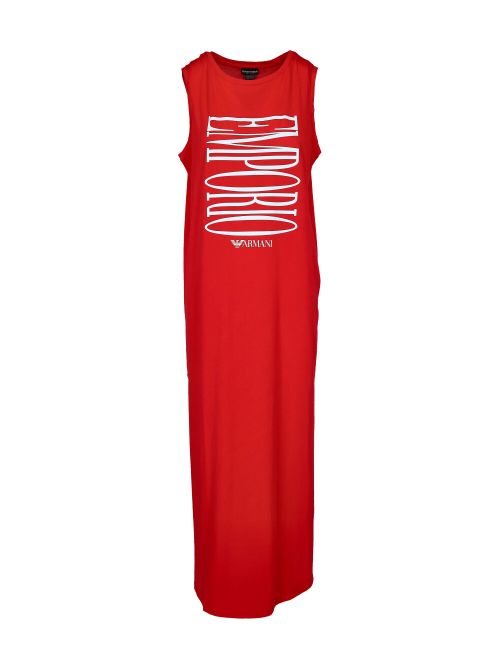 Emporio Armani - Duga haljina sa logo printom - 262635-1P340-33974
