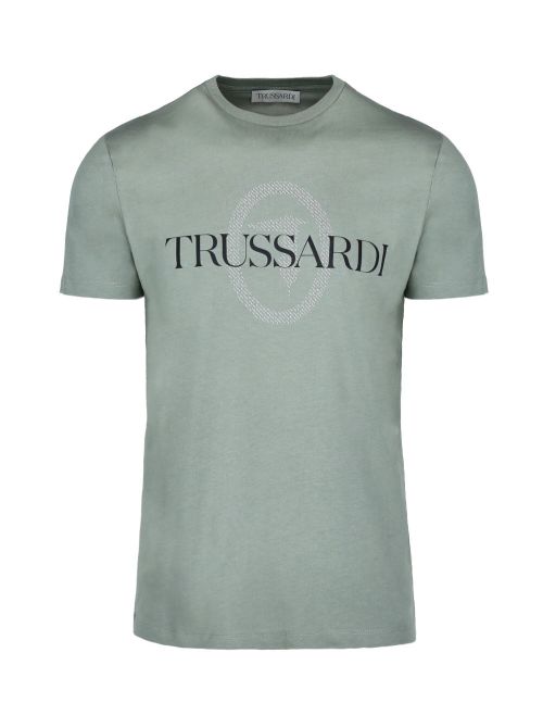 Trussardi - Pamučna majica sa printom - 52T00507-1T003076-G216 52T00507-1T003076-G216