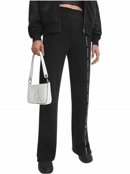 Calvin Klein - Calvin Klein - Ženske pantalone s zipom - CKJ20J217933-BEH CKJ20J217933-BEH