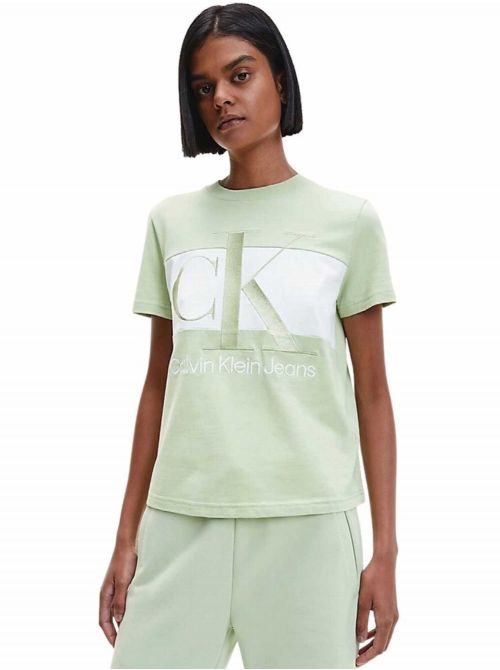 Calvin Klein - Calvin Klein - Ženska monogram majica - CKJ20J218258-L99 CKJ20J218258-L99