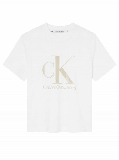 Calvin Klein - Calvin Klein - Bela ženska majica - CKJ20J218264-YAF CKJ20J218264-YAF
