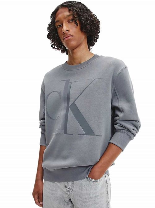 Calvin Klein - Calvin Klein - Monogram print muški duks - CKJ30J319706-PTP CKJ30J319706-PTP