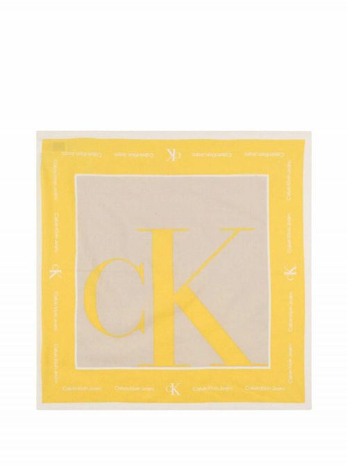 Calvin Klein - Calvin Klein - Ženska marama sa monogramom - CKK60K609572-ZCU CKK60K609572-ZCU