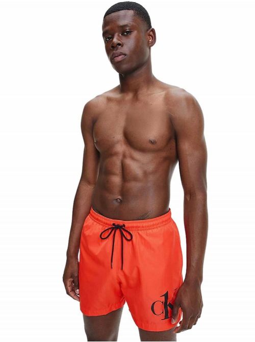 Calvin Klein - Calvin Klein - Narandžasti muški kupaći - CKKM0KM00708-SN6 CKKM0KM00708-SN6