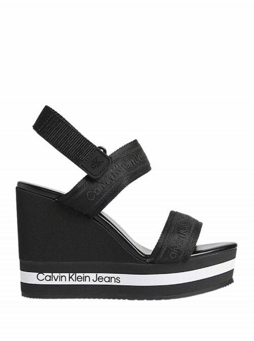 Calvin Klein - Calvin Klein - Crne ženske sandale - CKYW0YW00572-BDS