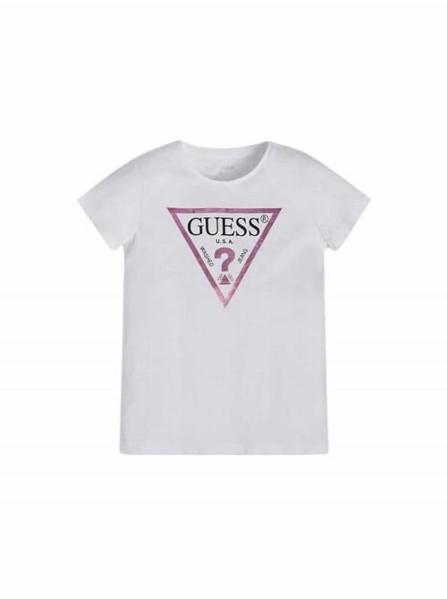Guess - Guess - Bela majica za devojčice - GJ73I56 K8HM0 TWHT