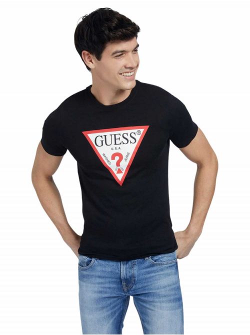 Guess - Muška logo majica - Guess - GM1RI71 I3Z11 JBLK