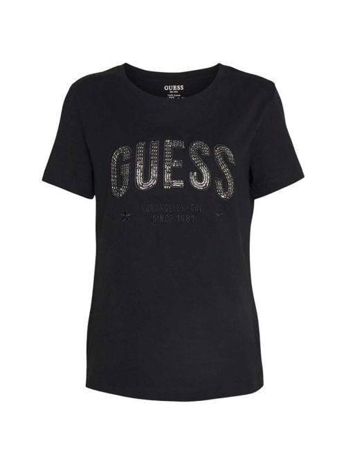 Guess - Guess - Crna ženska majica - GW2BI16 I3Z13 JBLK