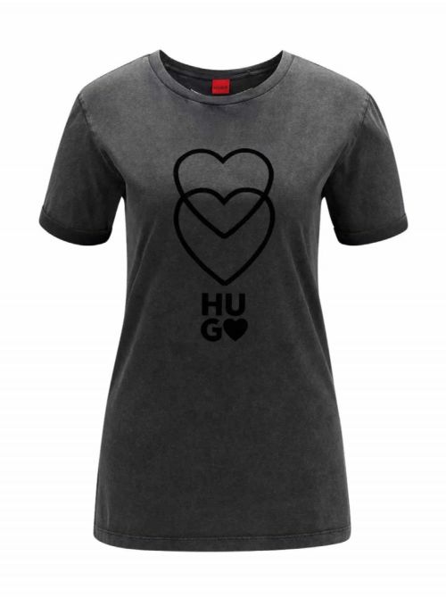 Hugo - HUGO - Ženska majica sa srcima - HB50478452 001 HB50478452 001