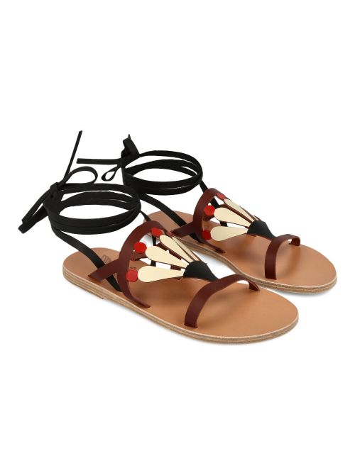 Ancient Greek Sandals - Ravne kozne sandale - LILLY-111
