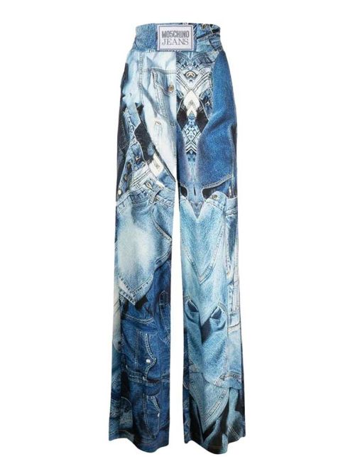 Moschino Jeans - Pantalone sa printom - LMK1J0314-8244-1888 LMK1J0314-8244-1888
